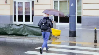 Deszczowo. Fot. PAP/Albert Zawada