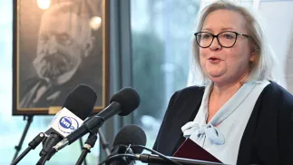 Małgorzata Manowska. Fot. PAP/Radek Pietruszka