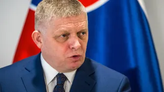Robert Fico, fot. PAP/Wiktor Dąbkowski