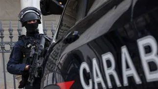 Carabinieri we Włoszech, zdjęcie ilustracyjne, fot. PAP/EPA/ANSAGIUSEPPE LAMI