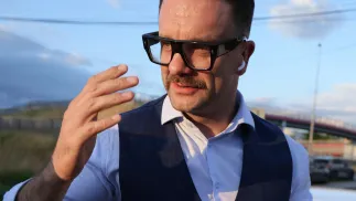 Łukasz Mejza. Fot. PAP/Paweł Supernak