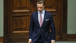 Wicearszałek Sejmu Krzysztof Bosak. Fot. PAP/Paweł Supernak