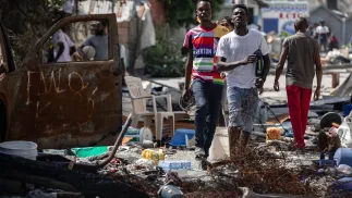 Kryzys na Haiti, fot. PAP/EPA/EFE/MENTOR DAVID LORENS