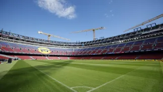 Renowacja stadionu Camp Nou, fot. PAP/EPA/EFE/Alberto Estevez