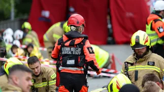 Służby: celem ćwiczeń jest m.in. doskonalenie umiejętności reagowania w sytuacjach kryzysowych. Fot. PAP/	Grzegorz Momot (zdjęcie ilustracyjne)