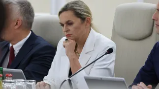 Ministra edukacji Barbara Nowacka. Fot. PAP/	Albert Zawada