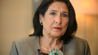 Salome Zurabiszwili. Fot. PAP/Marcin Obara