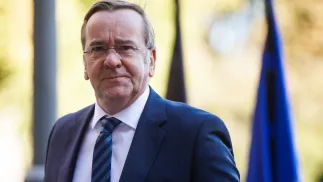 German Defense Minister Boris Pistorius. Photo. PAP/EPA/CLEMENS BILAN