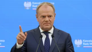 Premier Donald Tusk. Fot. PAP/Paweł Supernak