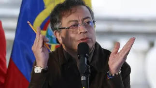 Gustavo Petro Fot. PAP/EPA/MAURICIO DUENAS CASTANEDA