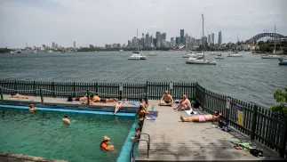 Upały w Australii. Fot. PAP/EPA/BIANCA DE MARCHI