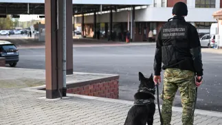 Polsko-białoruskie przejście graniczne w miejscowości Sławatycze, fot. PAP/Wojtek Jargiło