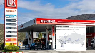 Stacja Łukoil. Fot. EPA/GEORGI LICOVSKI