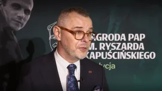 Redaktor naczelny PAP Wojciech Tumidalski. Fot. PAP/Radek Pietruszka