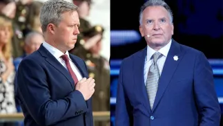 Sekretarz armii Dan Driscoll i specjalny wysłannik Trumpa Steve Witkoff