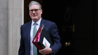 Brytyjski premier Keir Starmer. Fot. PAP/EPA/ANDY RAIN