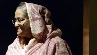 Hasina Wajed. Fot. PAP/EPA/JASON SZENES