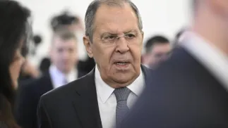  Minister of Foreign Affairs of the Russian Federation Sergey Lavrov. Fot. Fot. PAP/EPA/ALEXANDER NEMENOV 