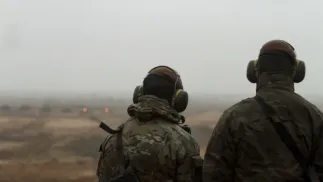 Żołnierze na poligonie - zdjęcie ilustracyjne Fot. PAP/EPA/VALDA KALNINA