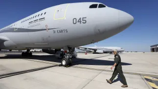 Airbus A330 MRTT. Fot. EPA/SEBASTIEN NOGIER
