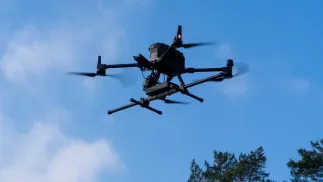 Dron, Zdj. ilustracyjne. Fot. PAP/Mykola Kalyeniak