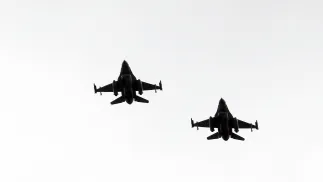 F-16 Fighting Falcon, zdjęcie ilustracyjne. Fot. PAP/EPA/TOMS KALNINS