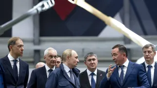 Sollfrank: atak Rosji na NATO mieści się w granicach możliwości. Fot. PAP/EPA/	GAVRIIL GRIGOROV/SPUTNIK/KREMLIN POOL