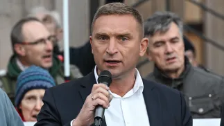 Robert Bąkiewicz. Fot. PAP/Radek Pietruszka