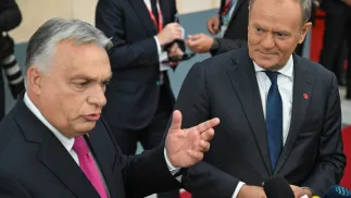 Viktor Orban i Donald Tusk Fot. PAP/Radek Pietruszka