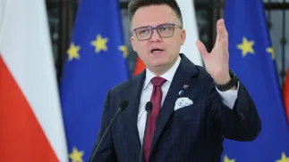 Szymon Holownia. Fot. PAP/Rafał Guz