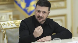 Wołodymyr Zełenski. Fot. PAP/EPA/STRINGER