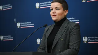 Minister kultury i dziedzictwa narodowego Marta Cienkowska. Fot. PAP/Radek Pietruszka