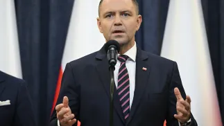 Polish President Karol Nawrocki. Fot. PAP/Radek Pietruszka