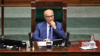 Marszałek Włodzimierz Czarzasty. Fot. PAP/Albert Zawada