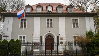  Siedziba konsulatu Federacji Rosyjskiej w Gdańsku. Fot. PAP/Adam Warżawa