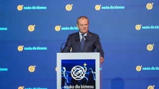 Premier Donald Tusk. Fot. PAP/Marcin Obara