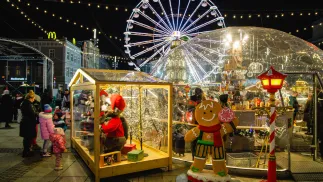 Jarmark bożonarodzeniowy Fot. PAP/Art Service