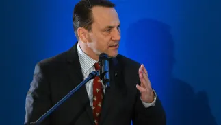 Radosław Sikorski. Fot. PAP/Marcin Bielecki