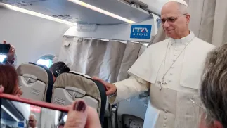 Papież Leon XIV. Fot. PAP/Sylwia Wysocka