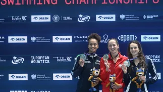 Sara Curtis, Katarzyna Wasick, Beryl Gastaldello Fot. PAP/Wojtek Jargiło