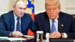 Fot. EPA/GAVRIIL GRIGOROV/SPUTNIK/KREMLIN POOL/ EPA/NATHAN HOWARD / POOL