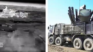 Уражений зенітно-ракетний комплекс "Панцир-С2". Fot. Служба безпеки України