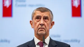 Premier Czech Andrej Babisz Fot. PAP/EPA/MARTIN DIVISEK