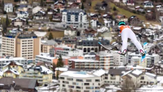 Sobotni zjazd alpejskiego Pucharu Świata w Val d'Isere. Fot. 	PAP/EPA/PHILIPP SCHMIDLI