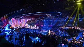 Eurowizja. Zdjęcie ilustracyjne, fot. PAP/EPA/Peter Kneffel