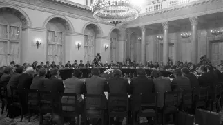 Obrady Okrągłego Stołu Fot. PAP/Grzegorz Rogiński