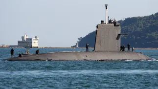 Okręty podwodne z napędem atomowym, zdjęcie ilustracyjne, fot. PAP/EPA/SEBASTIEN NOGIER