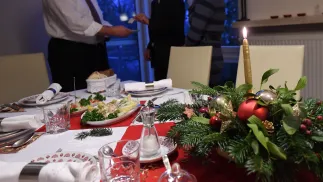 Kolacja wigilijna Fot. PAP/Bartłomiej Zborowski