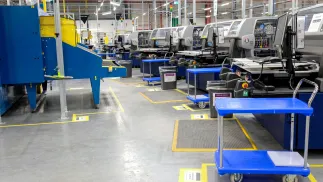 Centrum logistyki Fot. PAP/Hanna Bardo