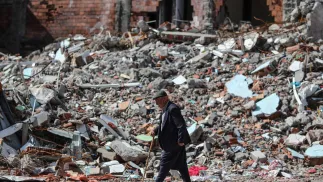 Trzęsienie ziemi w Turcji. Fot. PAP/EPA/ERDEM SAHIN